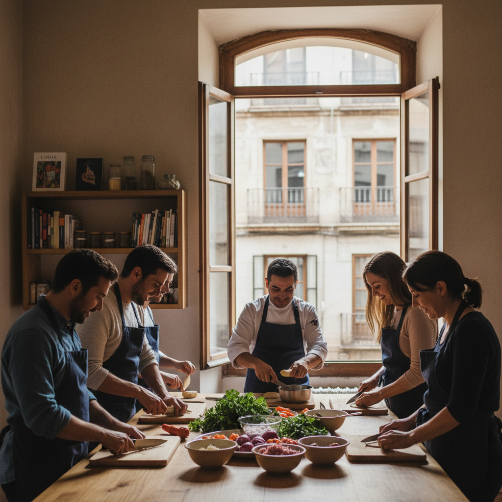 Cooking class at The Chilean Way