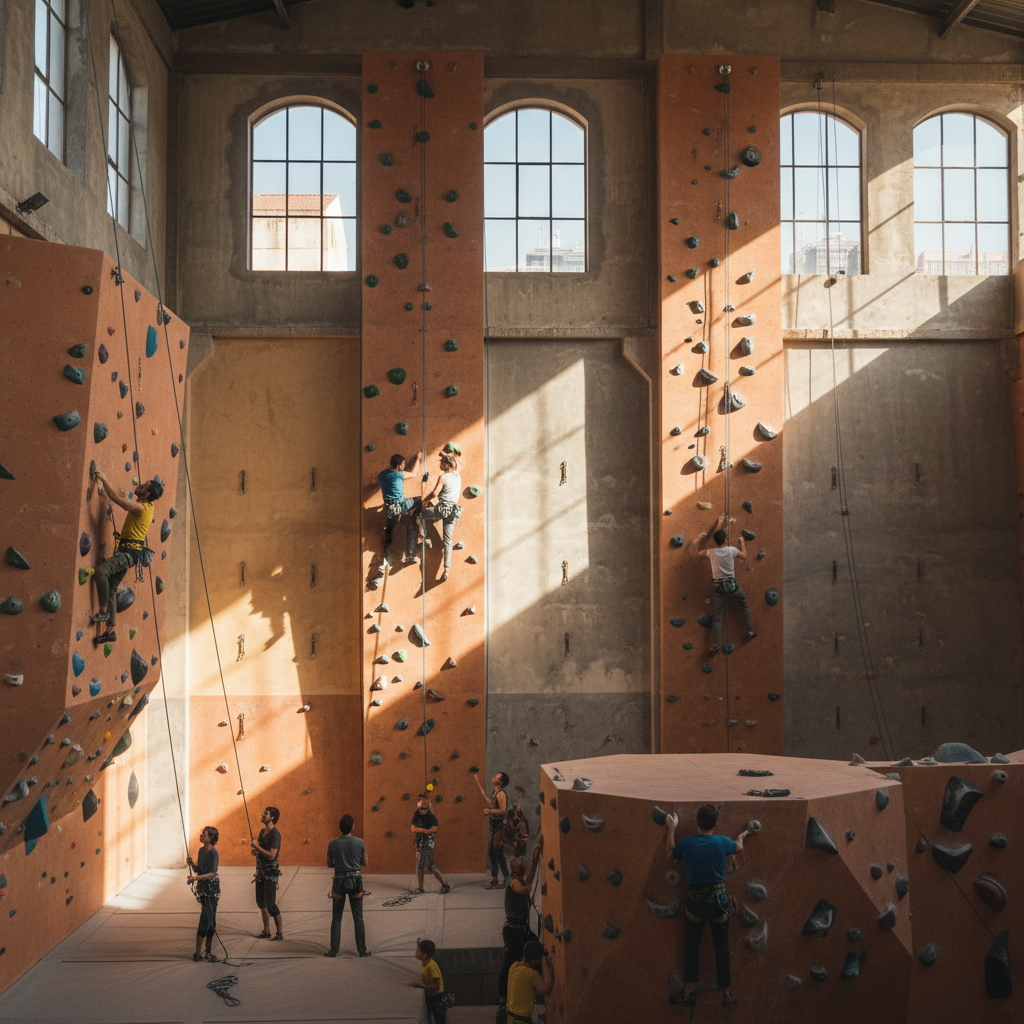 Escalada en Gimnasio El Muro