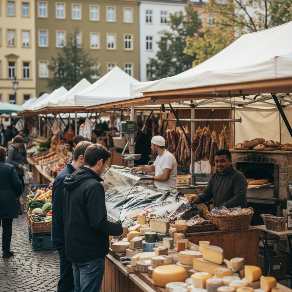 Saturday Farmers' Market at Boxhagener Platz