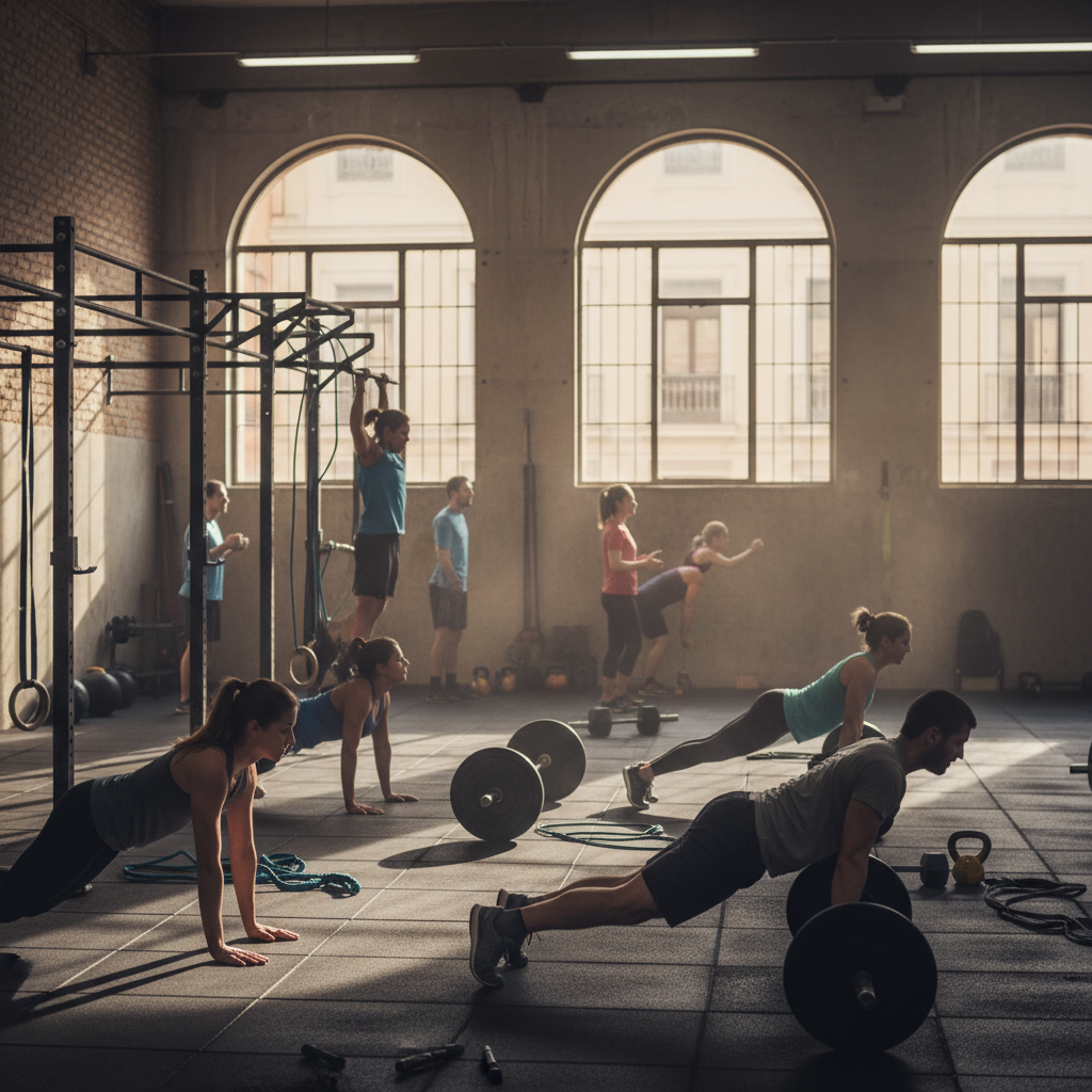 Clase de CrossFit en CrossFit Santiago