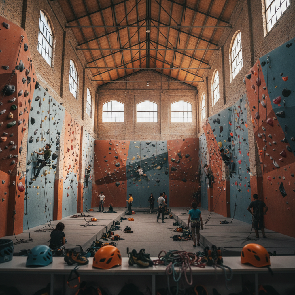 Escalada en Gimnasio El Muro