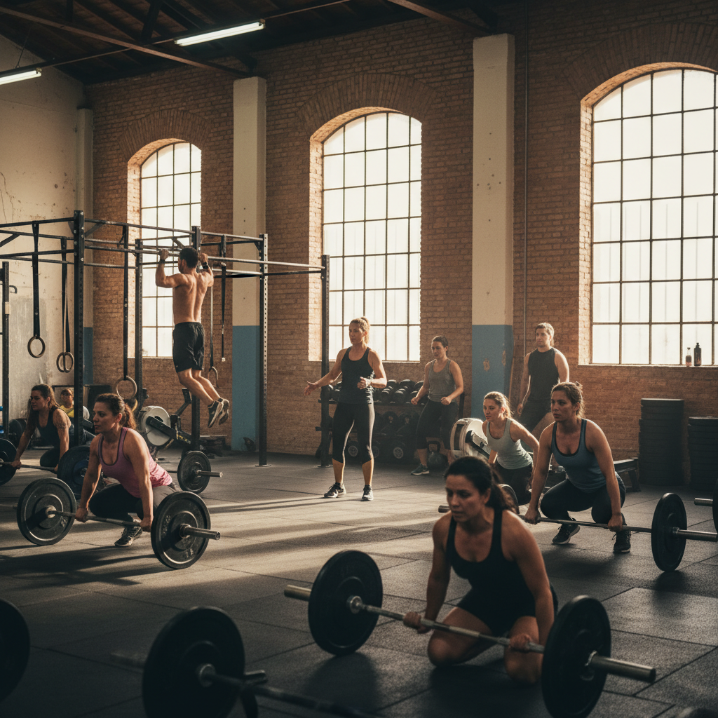 Clase de CrossFit en CrossFit Santiago