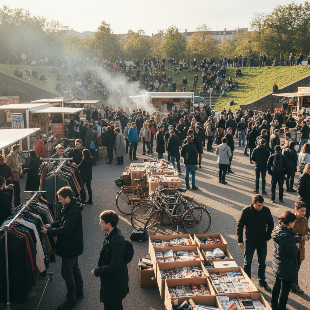 Sunday Flea Market at Mauerpark