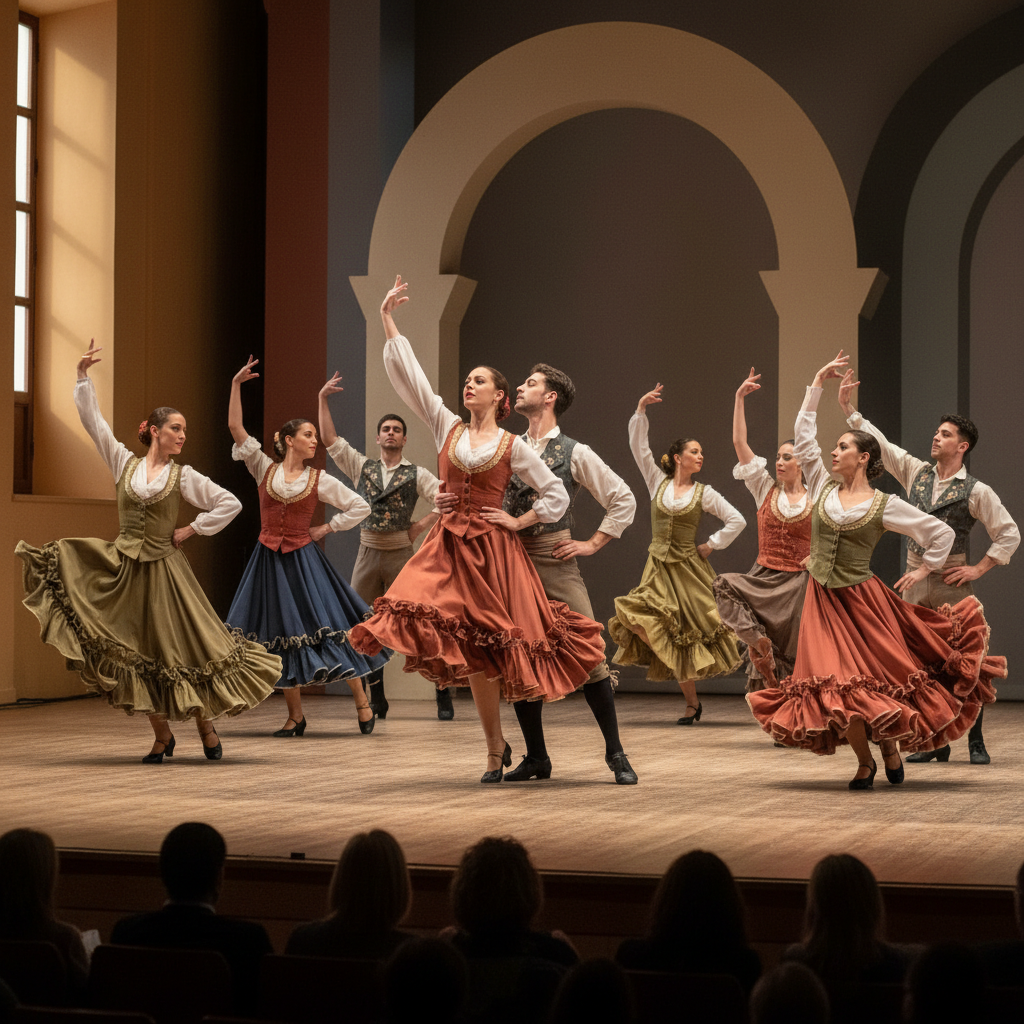 DANZA. La compañía Encomienda Real de Castilla, presenta 'Zarzueleando'