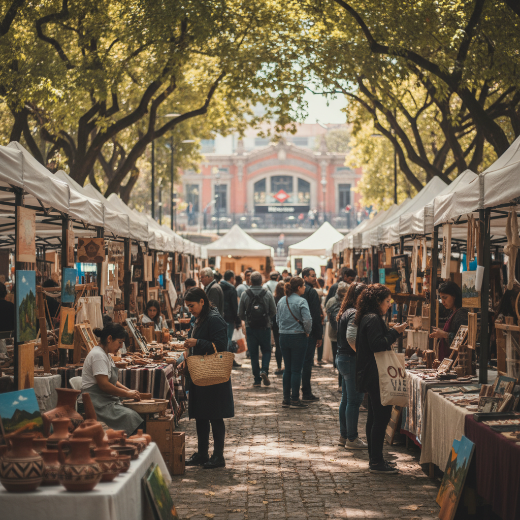 Feria Artesanal Parque Bustamante