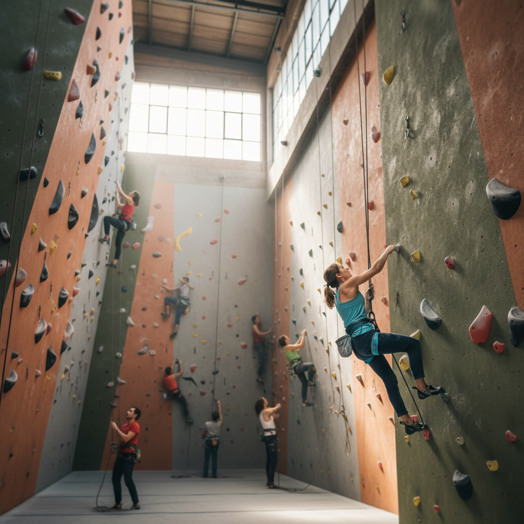 Escalada en Gimnasio El Muro
