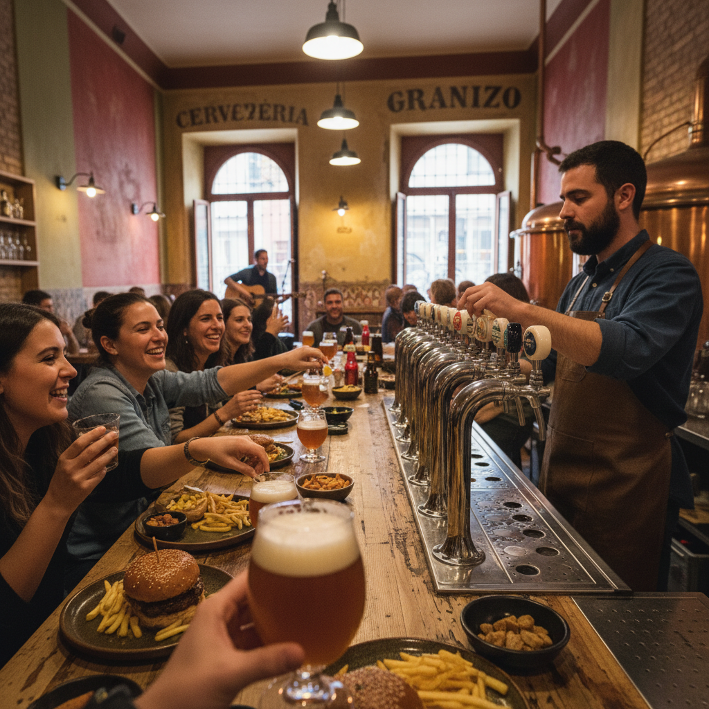 Cerveza Artesanal en Granizo