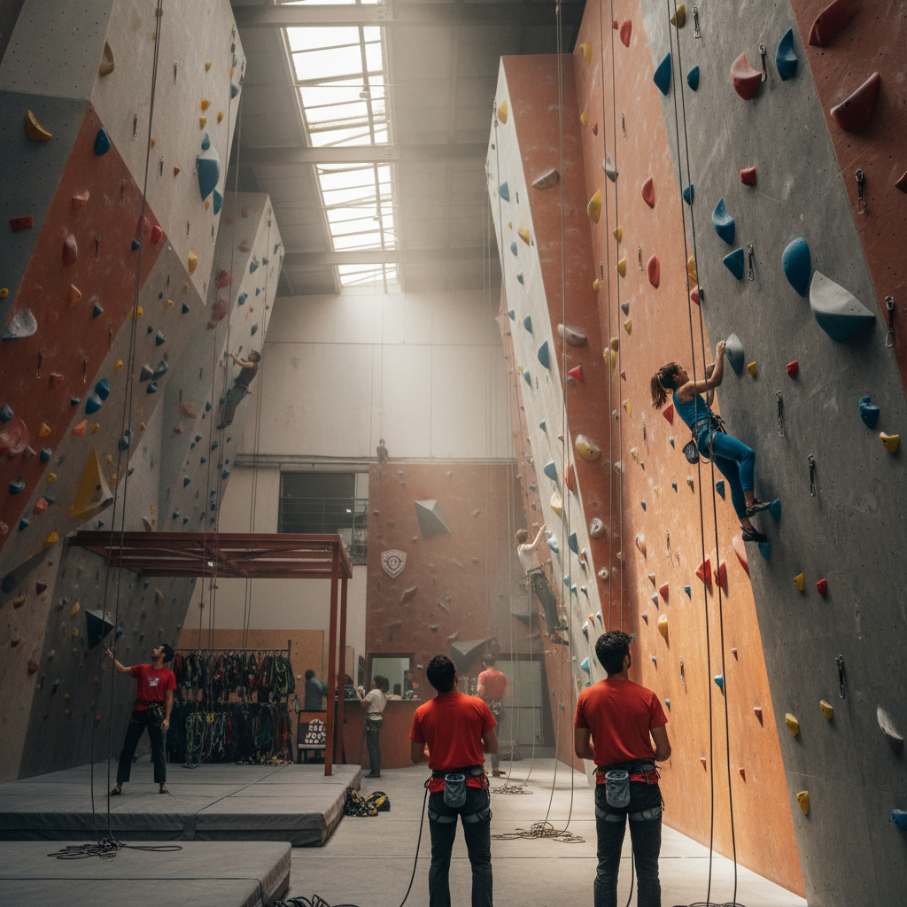 Escalada en Gimnasio El Muro