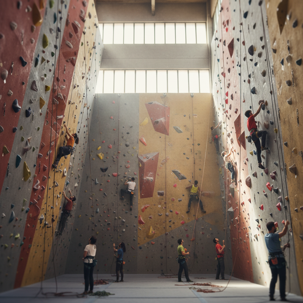 Escalada en Gimnasio El Muro